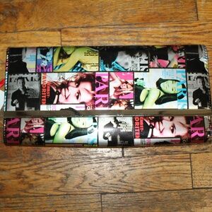 Bijou Magazine Clutch Purse.